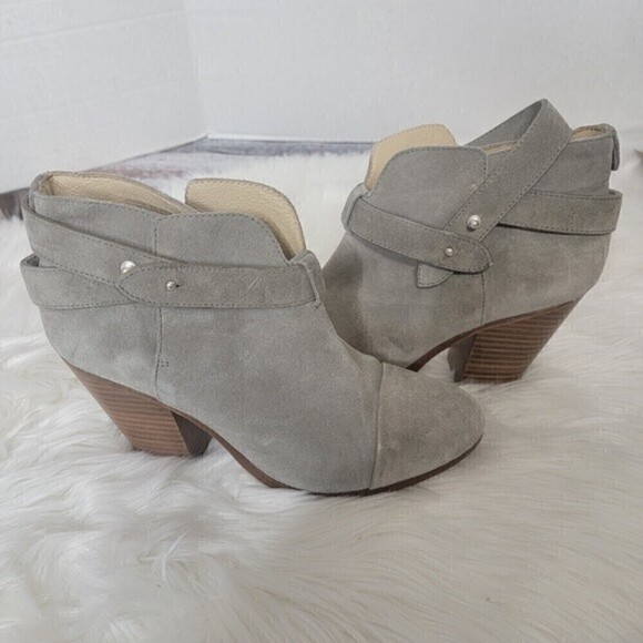 Rag & Bone womens Harrow ankle strap suede bootie sz 39 - Picture 5 of 13